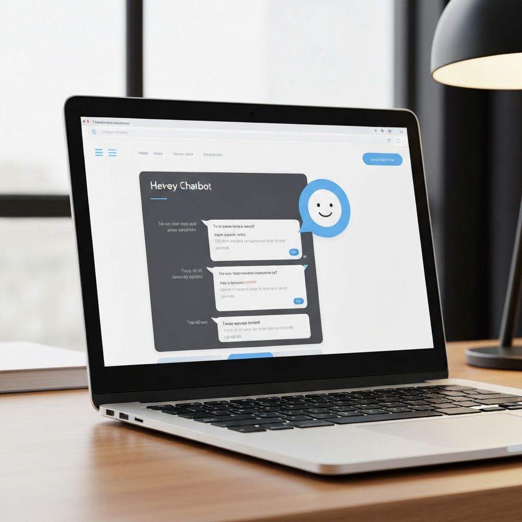Website Live Chatbot Interface